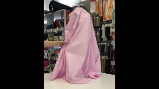 22136 Поплин цвет Розовый 110 гр/м2, 144 см на YouTube 1
