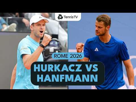Hubert Hurkacz vs Yannick Hanfmann Three Set Thriller 🔥 | Rome Highlights 2026