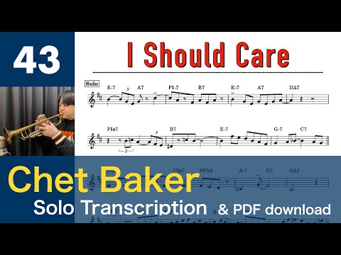 I Should Care - Chet Baker