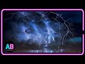12 HOUR: ROLLING THUNDERSTORM with NO RAIN | Sounds for Sleep or Relaxing | BLACK SCREEN