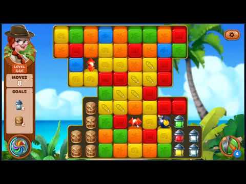 Lost Island Blast Adventure Level 446 - NO BOOSTERS 🏝️ | SKILLGAMING ✔️