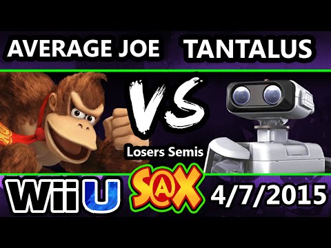 S@X - VGBC | Tantalus (R.O.B.) Vs. Average Joe (DK) SSB4 Losers Semis - Smash Wii U - Smash 4