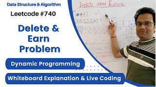 YouTube video 'Delete And Earn Problem | WhiteBoard Explanation | Leetcode 740 | Dynamic Programming'