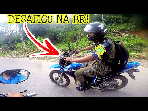 POLICIAL ME DESAFIOU DE BROSS 160CC