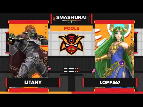 Smashurai: The Arcadian Dojo - Litany (Ganondorf) Vs. Lopp567 (Palutena) Top 24 Winners
