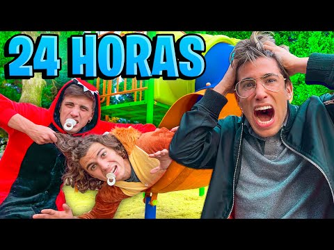 24 HORAS SIENDO PAPÁ DE BEBÉS | RETO PADRES POR 1 DIA !!! (PARTE 2)
