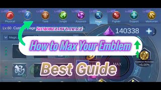 Mlbb Max Emblem Level Fast 2023 | How to Unlock All Emblem In Mobile Legends #mlbb #youtubevideo