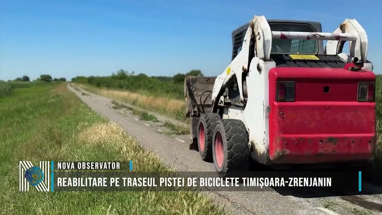 Reabilitare pe traseul pistei de biciclete Timișoara-Zrenjanin