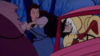 Cruella chases Belle / Disney Crossover