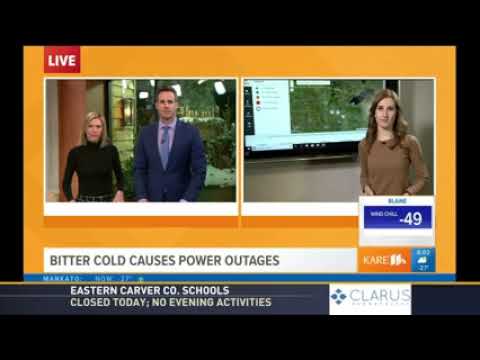 KARE 6am News Open   January 30, 2019 Polar Vortex