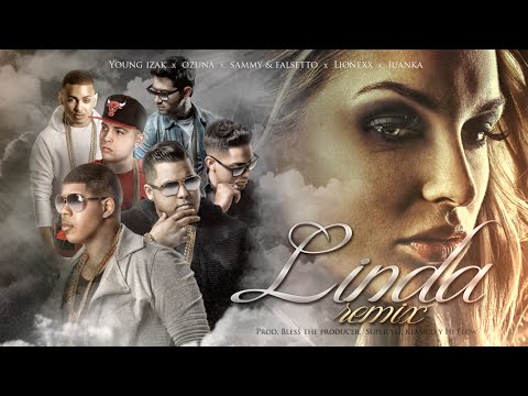 Sammy & Falsetto - Linda (Remix) (ft. Young Izak, Ozuna, Juanka, Lionexx) (Lyric Video)