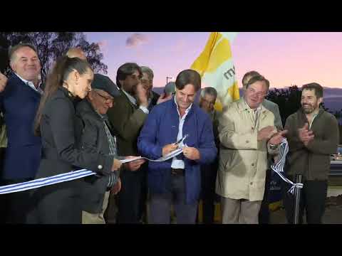 LACALLE Y FALERO INAUGURARON INTERCAMBIADOR ACCESO SUR A CANELONES