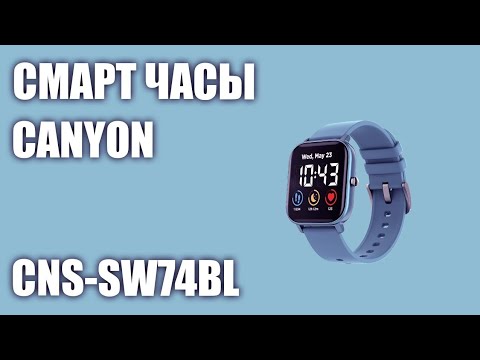 Išmanusis laikrodis Canyon Wildberry SW-74, Melsvos spalvos video