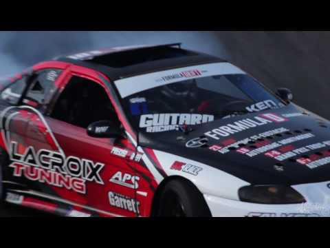 Jonathan Guitard Leading Francis Doyon - Formula Drift Canada Round 1 2015