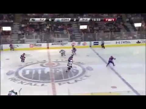 San Jose Sharks Vs Edmonton Oilers - Highlights 1/22/13