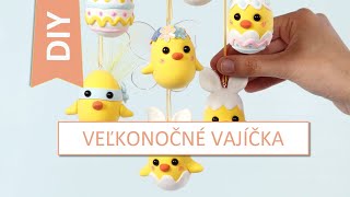 Modelovanie - Sada na výrobu veľkonočných vajíčok z hmoty Silk Clay