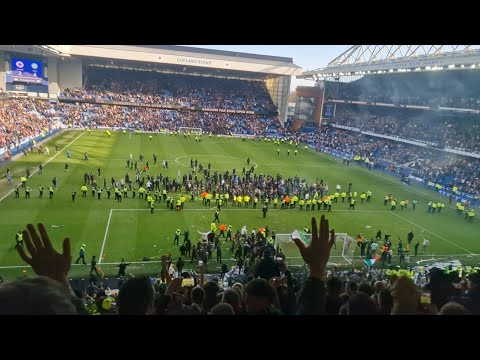 THE FULL CARNAGE & CHAOS From Celtic End | Rangers (2-4) Celtic Penalty Shootout & RIOTS 