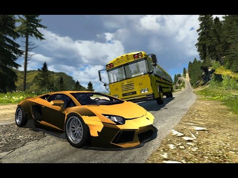High Speed Side Impact Crashes #2 - BeamNG drive