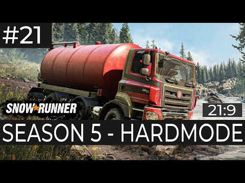 #21 - Lange Baumstämme und große Rohre (Don - Hardmode) ★ Snowrunner Deutsch