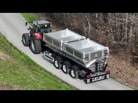 Rimorchio Zaccaria ZAM 270 BL Con sterzatura Isobus