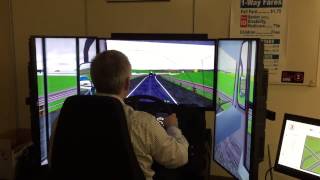 Omnitrans coach simulator demonstration