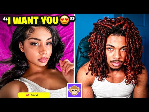 I Tried Pulling Baddies With My CURLY Freeform Dreads... (Monkey App)