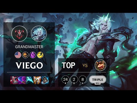 Viego Top vs Teemo - NA Grandmaster Patch 11.21