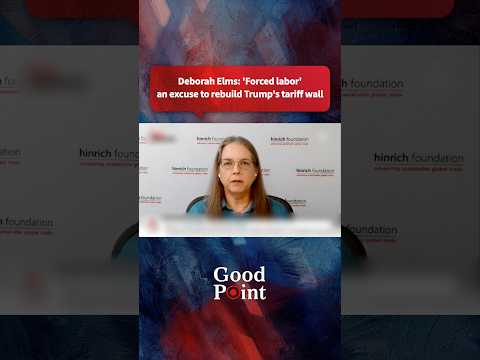 Deborah Elms: 'Forced labor' an excuse to rebuild Trump's tariff wall