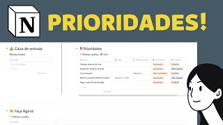  - Como priorizar atividades com Notion | Matriz de Eisenhower