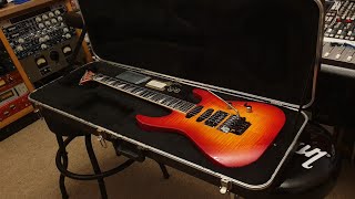 Video thumbnail for Jackson USA Soloist SL1 Burnt Cherry Burst AAA Trans Flame Top Guitar Up Close Video Review by Essex Recording Studios