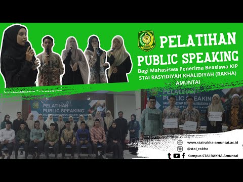 Pelatihan Public Speaking Untuk Mahasiswa Penerima Beasiswa KIP Kuliah Di STAI Rakha Amuntai