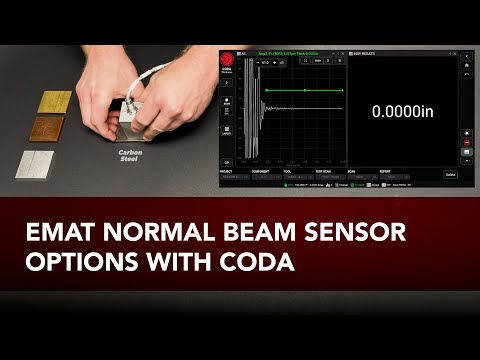 EMAT Normal Beam Sensor Options