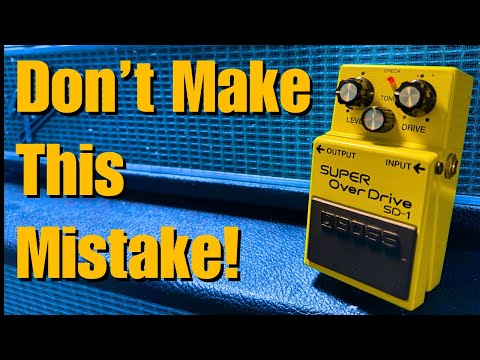 Don't Overlook the Classics! The Boss SD-1 Super Overdrive