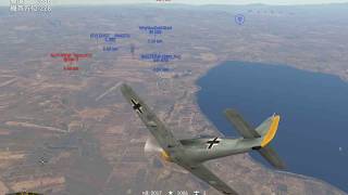 Fw-190A-4 vs F6F ドッグファイト！【WarThunderリアルスティック】