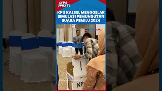 Dalam Upaya Meningkatkan Kedisiplinan KPU Kalsel Mengelar Simulasi Pemungutan Suara Pemilu 2024