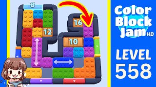 Solution du Niveau 558 de Color Block Jam