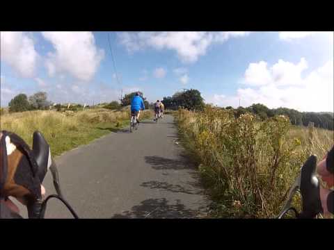 Cycling North Wales Coastal Route (NCR5).   Prestatyn -Telacre