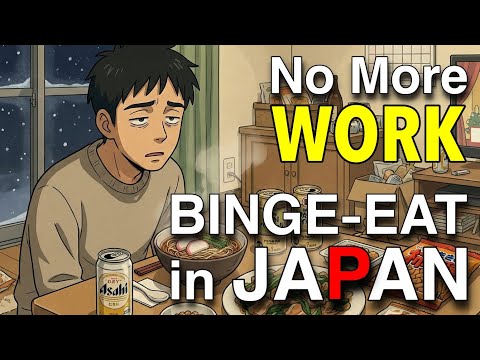 Ich: „Dieses Jahr keine Arbeit mehr? Gut. Zeit für einen Fressanfall.“ | Solo-Party eines Salaryman