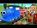 Colors For Children To Learn With Toy Cars Train Transport Toys 3D Kids Little Baby Educational