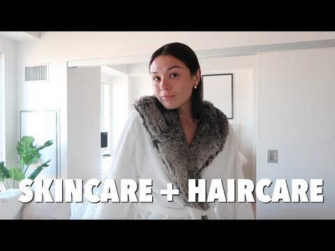 MORNING VLOG: my everyday skincare + haircare routine