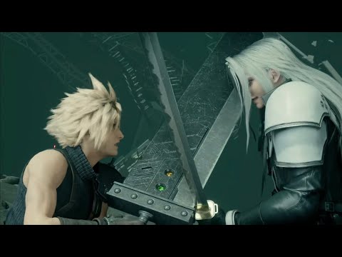 FF7 Remake Cloud Vs. Sephiroth Cutscenes 4K