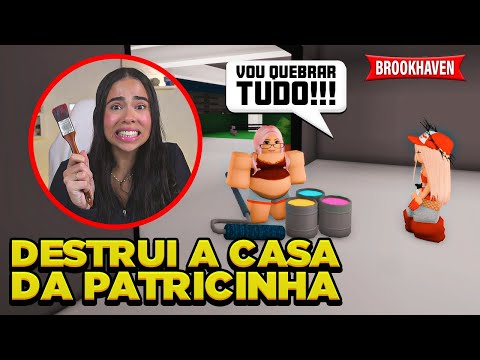 FINGINDO SER PINTORA PARA SUJAR A CASA DA PRATRICINHA EM BROOKHAVEN 