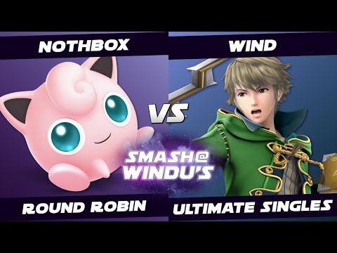 Smash @ Windu's 134 - NotHbox (Jigglypuff) vs Wind (Robin) - Round Robin SSBU
