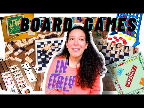 Learn Italian with vlogs | TOP 15 Italian classic board and card games + game vocabulary (w subs)