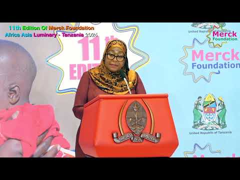 President of Tanzania, H.E SAMIA SULUHU HASSAN @ 11th Merck Foundation Africa Asia Luminary 2024