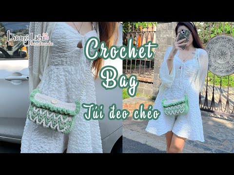 Túi đeo chéo viền bèo nàng thơ