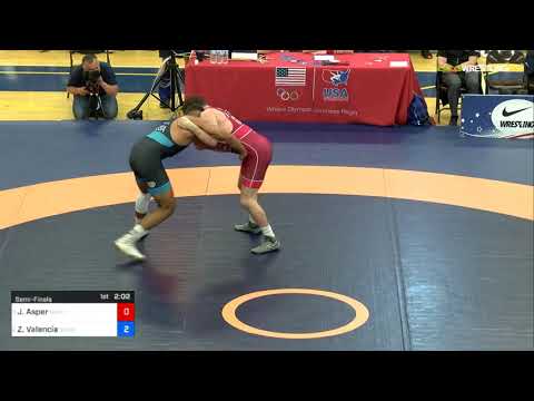 2018 FS WTT Challenge/Senior Men 79 Semi-Finals - Josh Asper (Navy) Vs. Zahid Valencia (Sunk).mp4