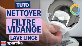 Comment nettoyer le filtre de vidange d’une machine à laver