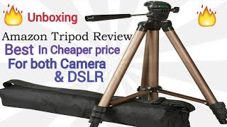 Amazon basics 50 inch a Best Budget Tripod (camera Stand/mobile stand) Unboxing,Full Review#amazon