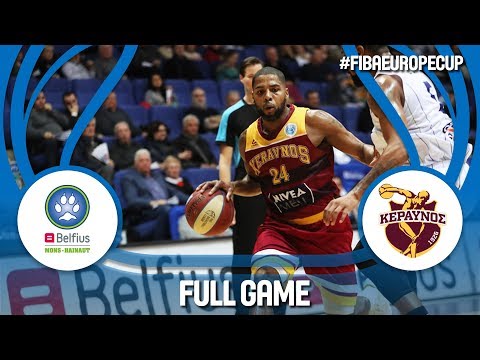 Belfius Mons-Hainaut (BEL) v Keravnos (CYP) - Full Game - FIBA Europe Cup 2017-18